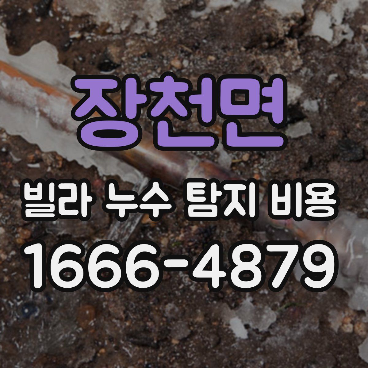 장천면 빌라 누수 탐지 비용