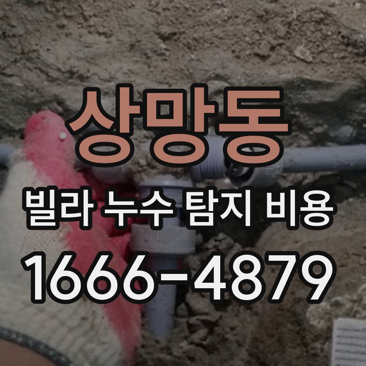 상망동 빌라 누수 탐지 비용