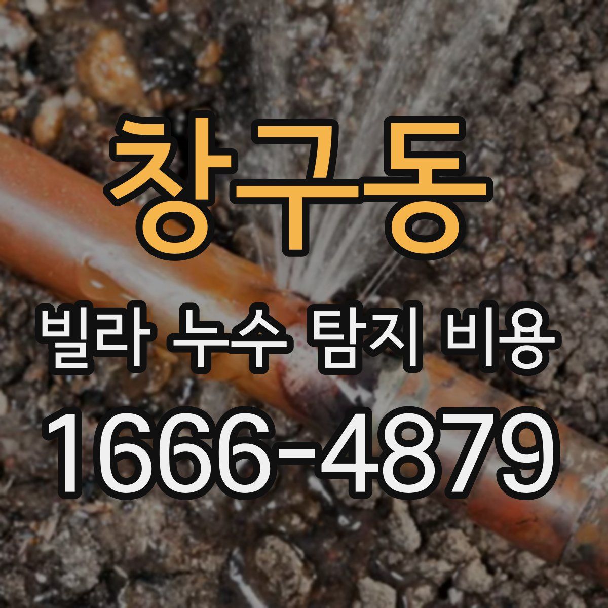 창구동 빌라 누수 탐지 비용