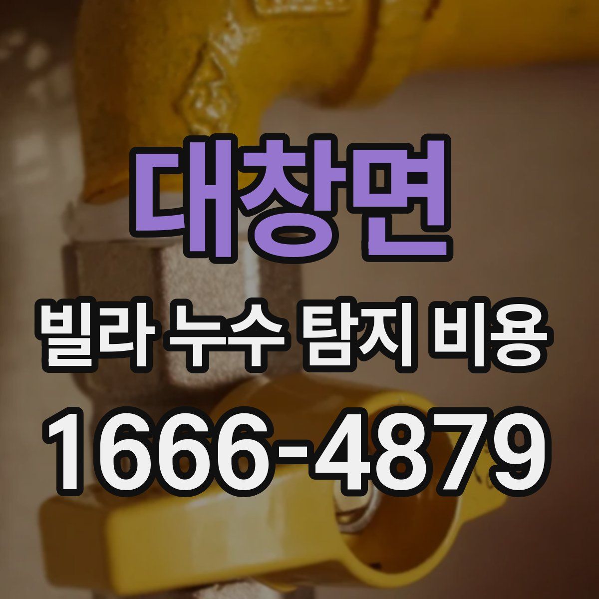 대창면 빌라 누수 탐지 비용