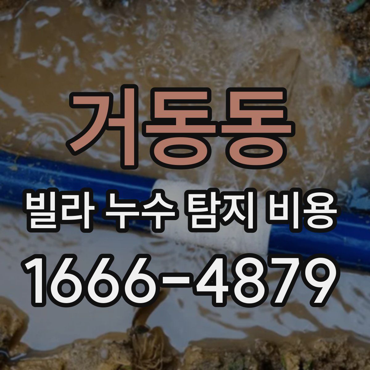 거동동 빌라 누수 탐지 비용