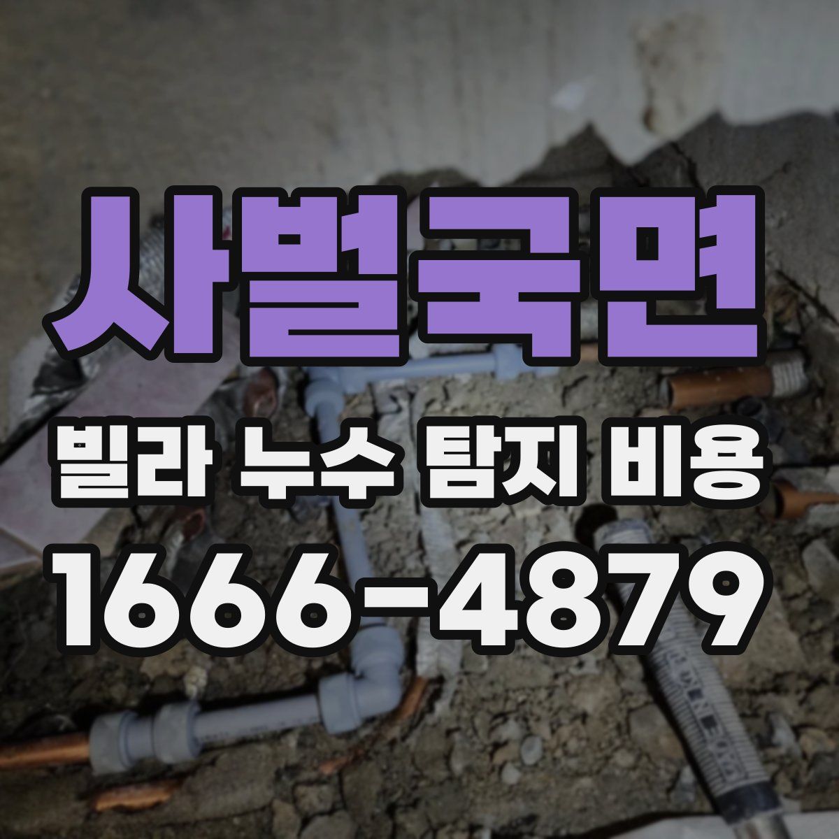 사벌국면 빌라 누수 탐지 비용