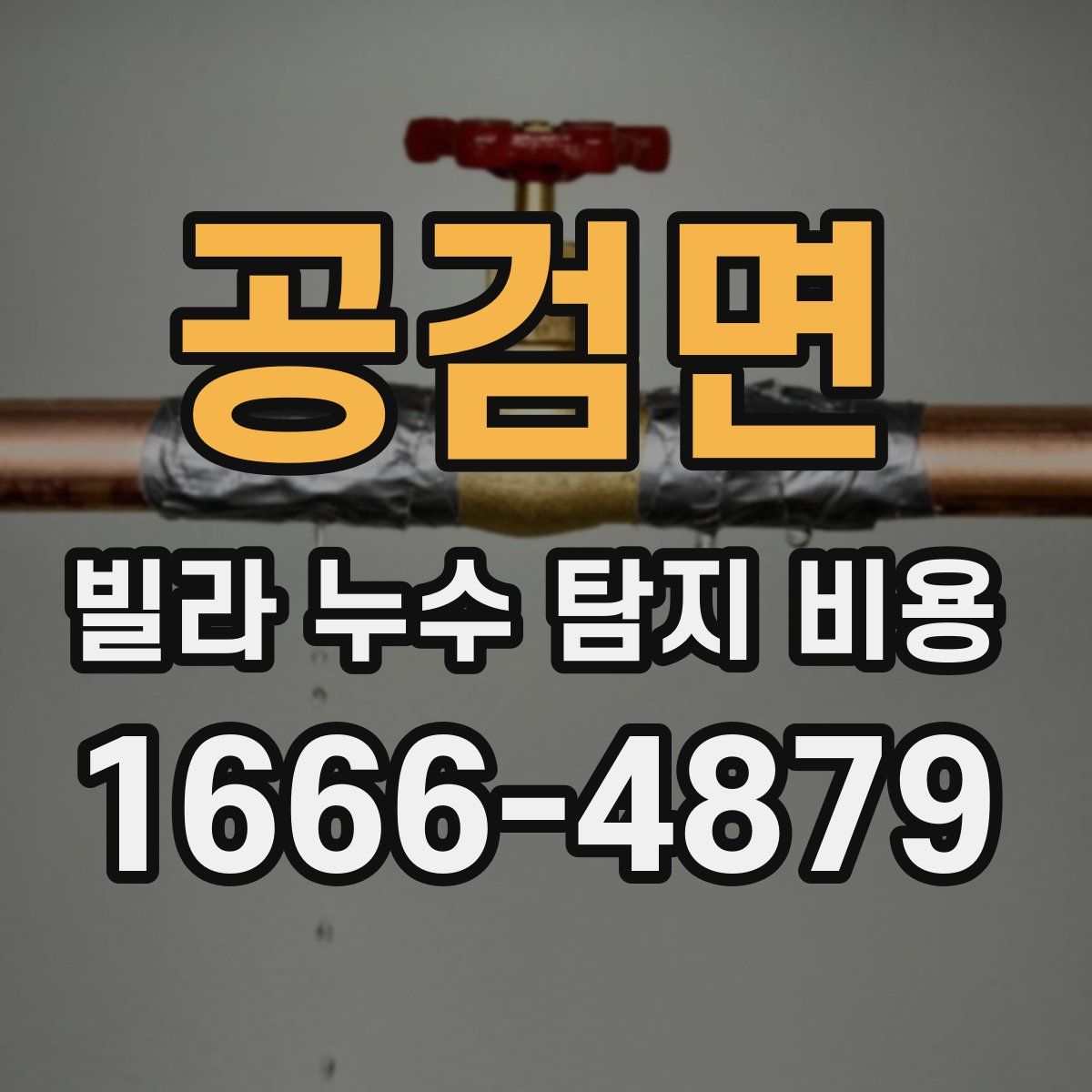 공검면 빌라 누수 탐지 비용