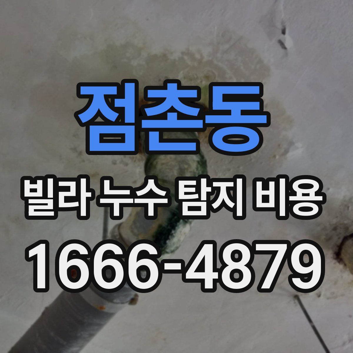 점촌동 빌라 누수 탐지 비용