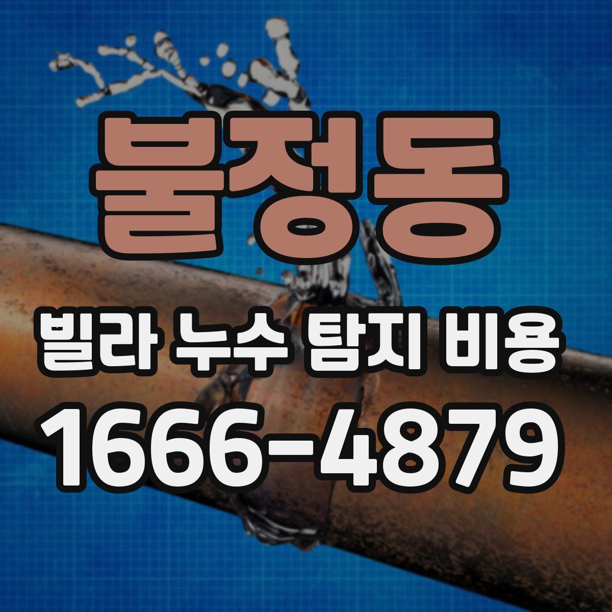 불정동 빌라 누수 탐지 비용