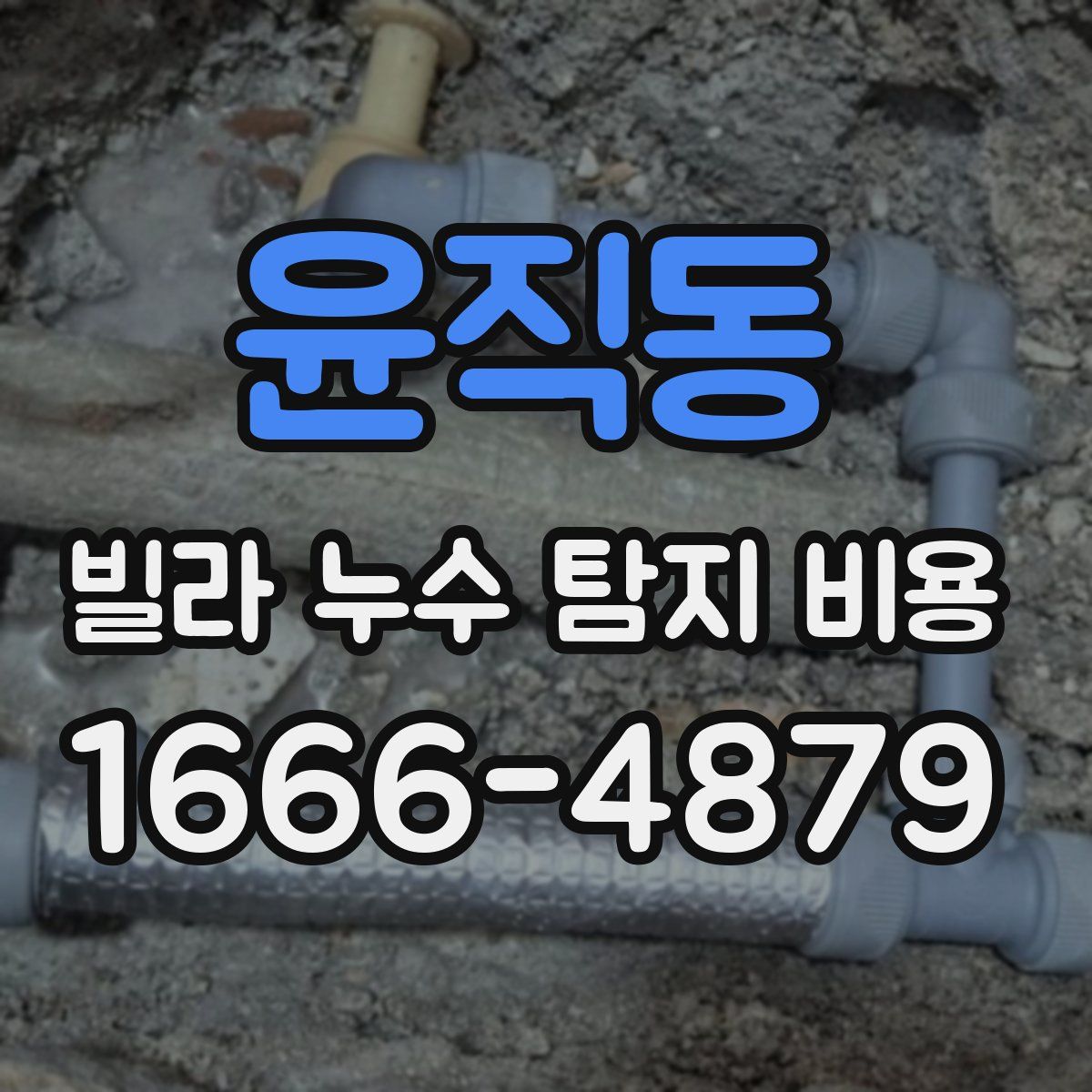 윤직동 빌라 누수 탐지 비용