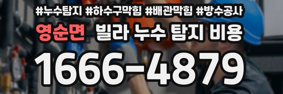 영순면 빌라 누수 탐지 비용