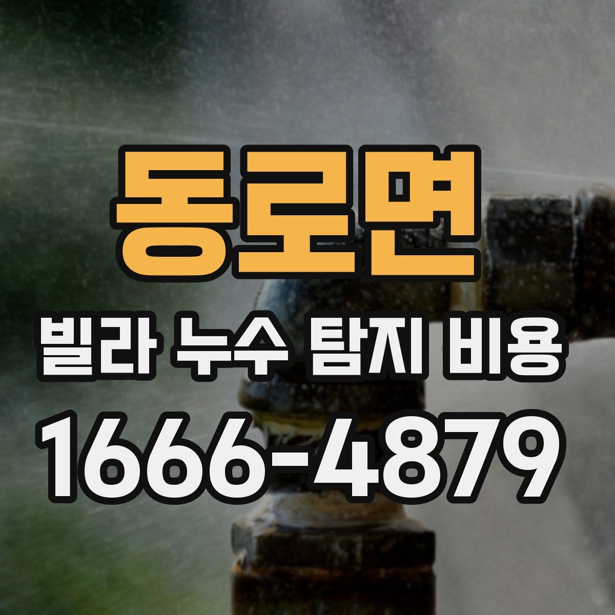 동로면 빌라 누수 탐지 비용