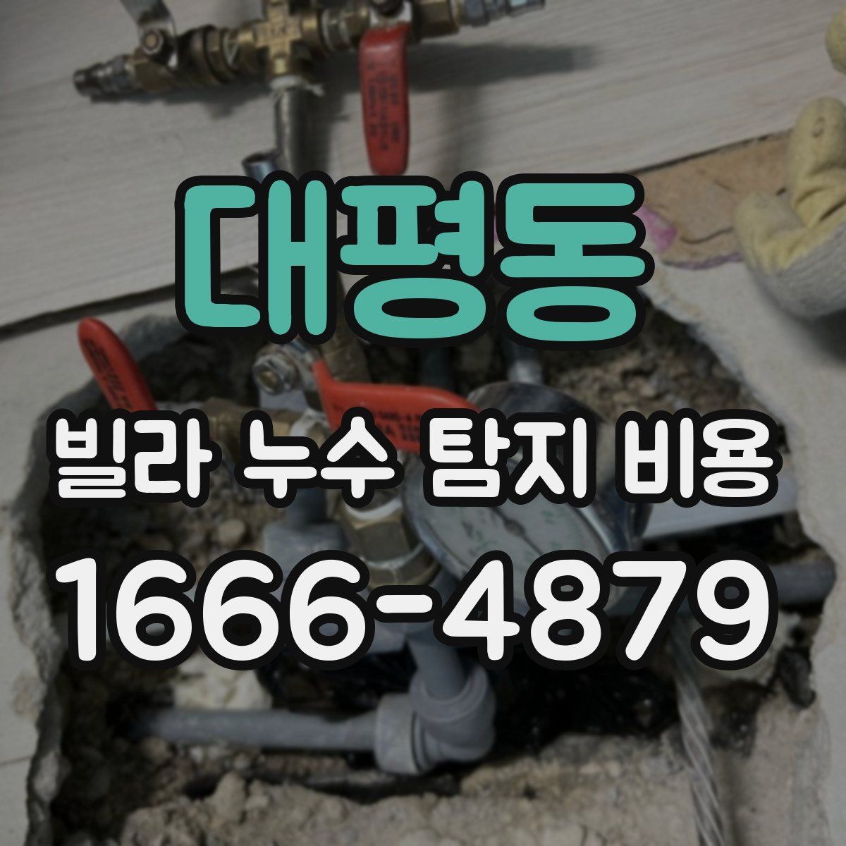 대평동 빌라 누수 탐지 비용