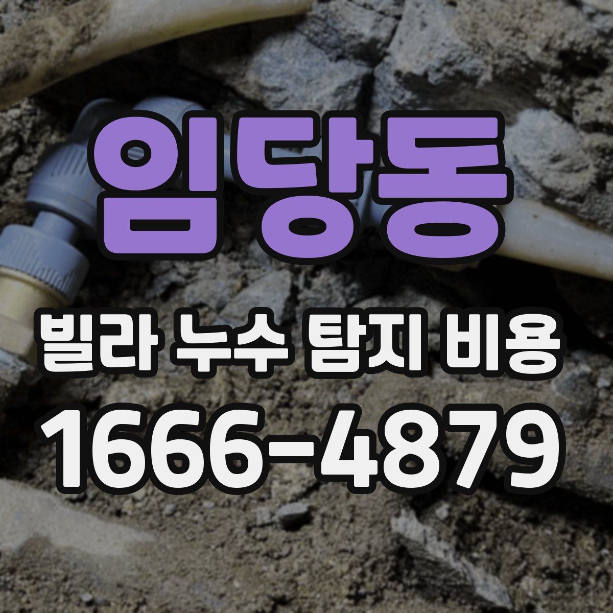 임당동 빌라 누수 탐지 비용