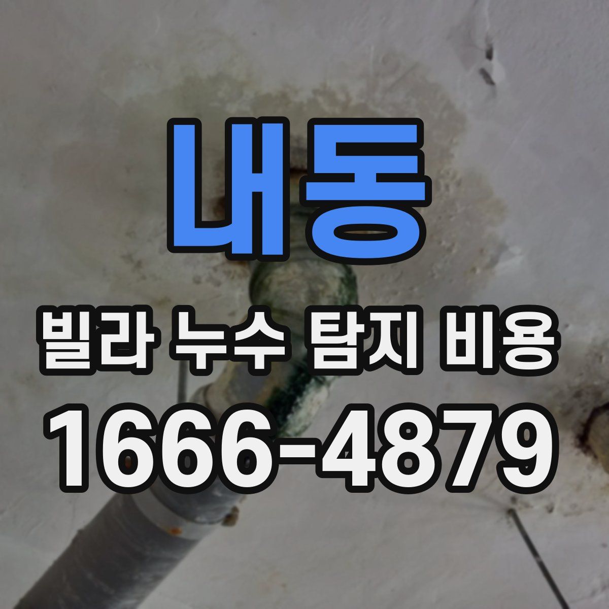 내동 빌라 누수 탐지 비용