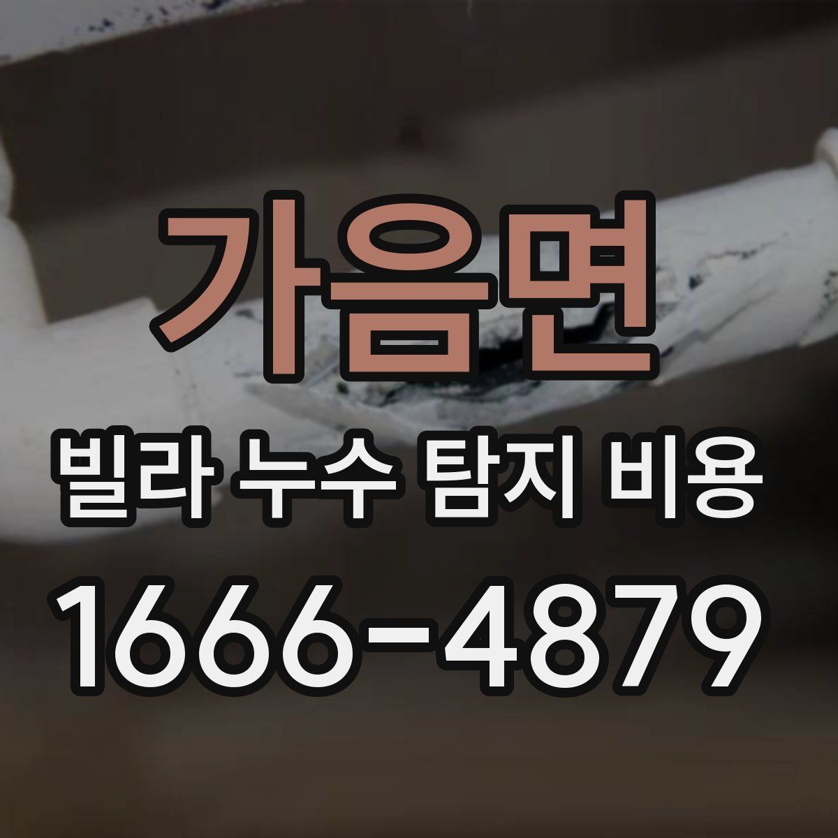가음면 빌라 누수 탐지 비용