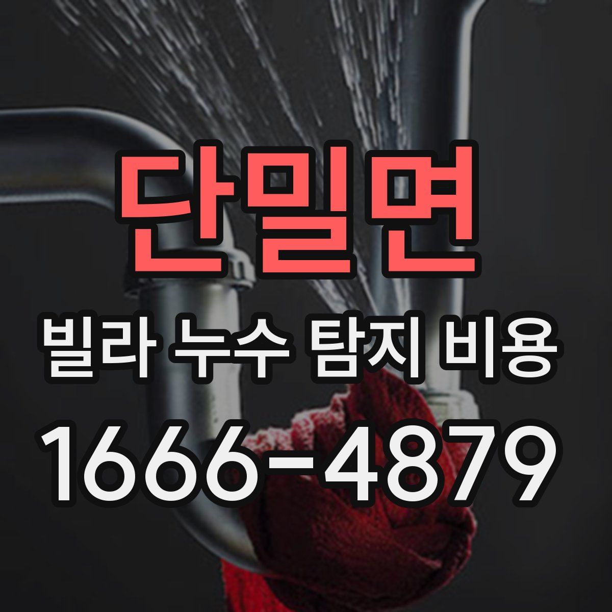 단밀면 빌라 누수 탐지 비용