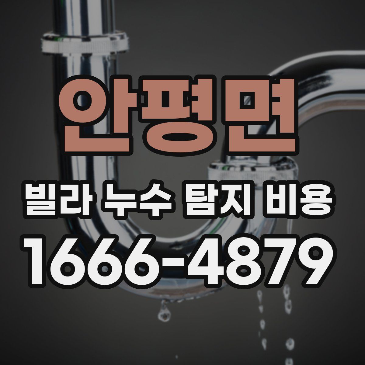 안평면 빌라 누수 탐지 비용