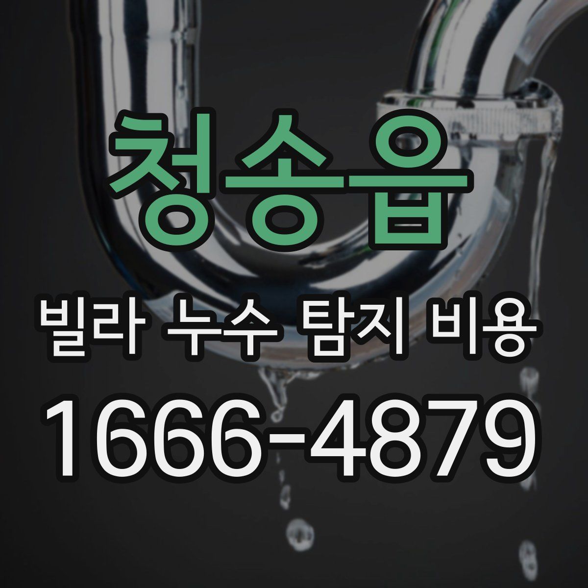청송읍 빌라 누수 탐지 비용