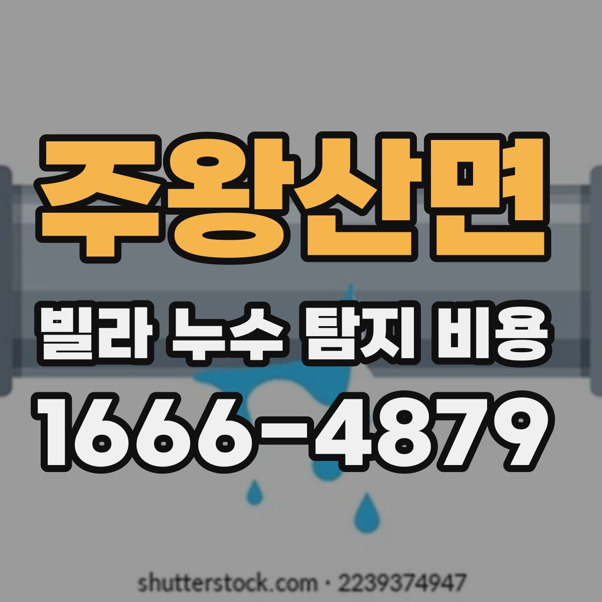 주왕산면 빌라 누수 탐지 비용