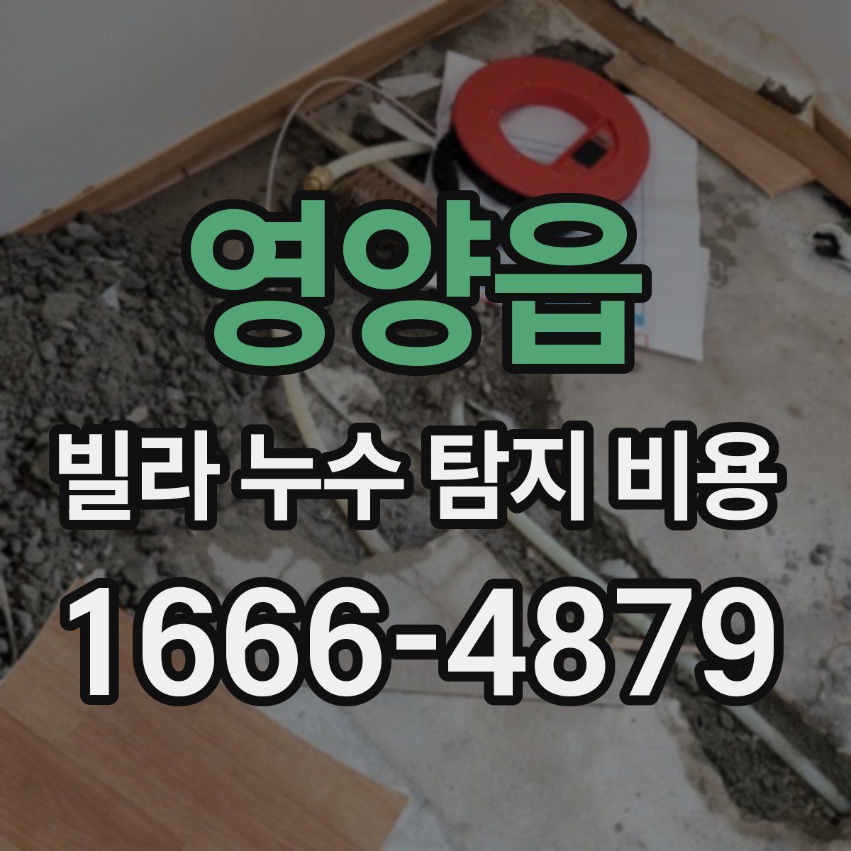 영양읍 빌라 누수 탐지 비용