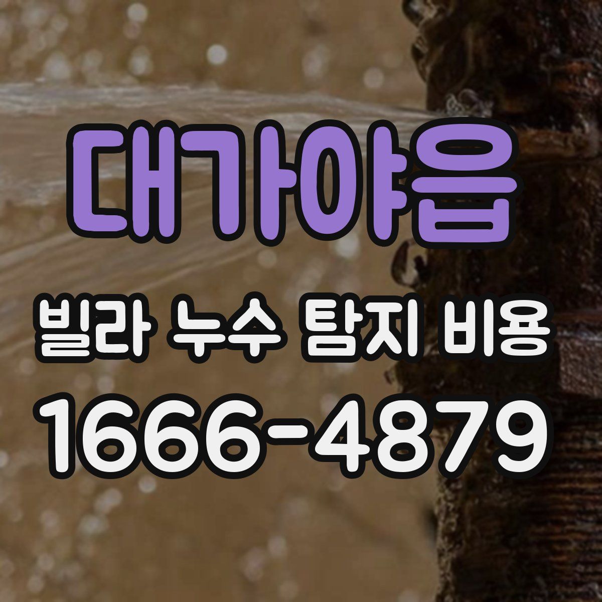대가야읍 빌라 누수 탐지 비용