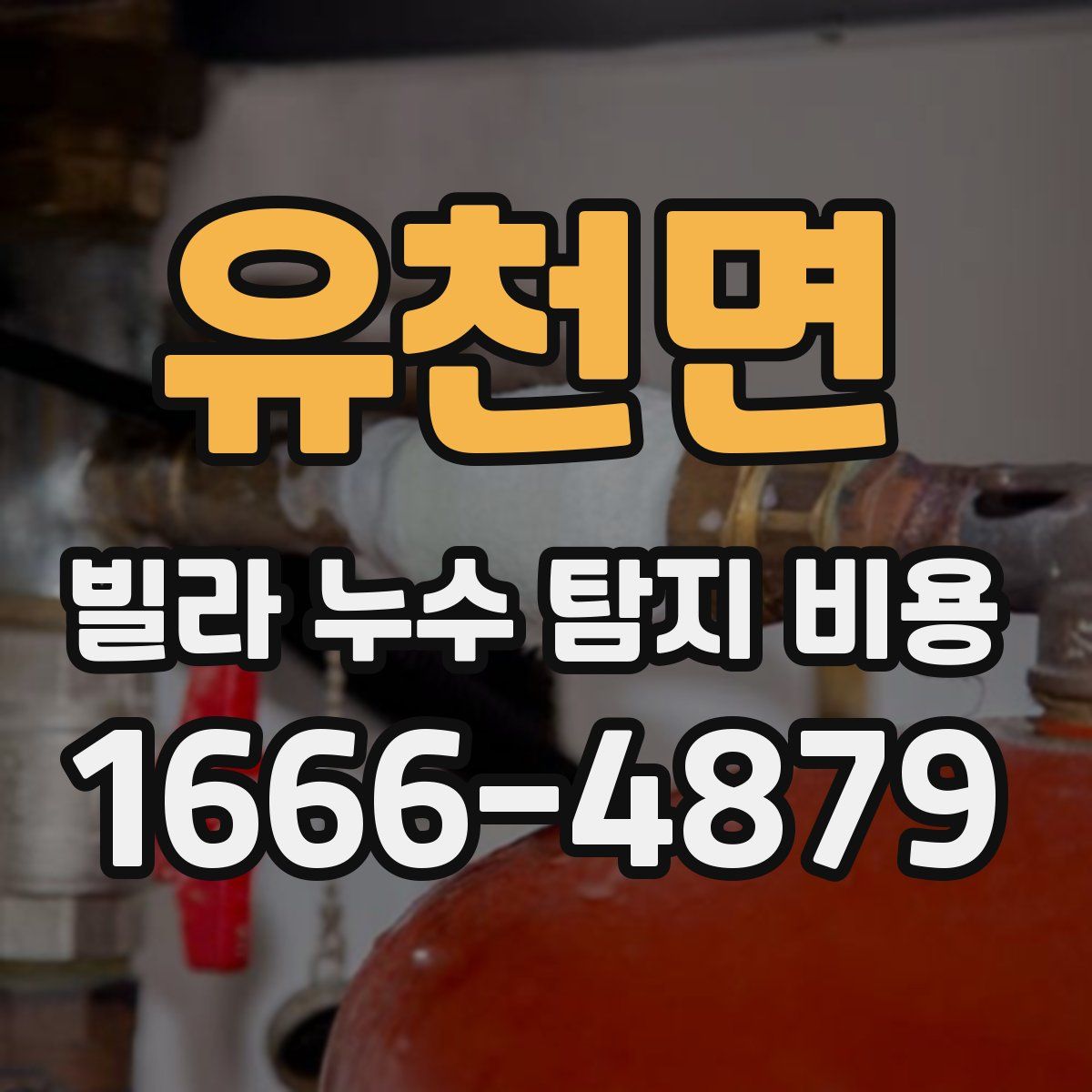 유천면 빌라 누수 탐지 비용