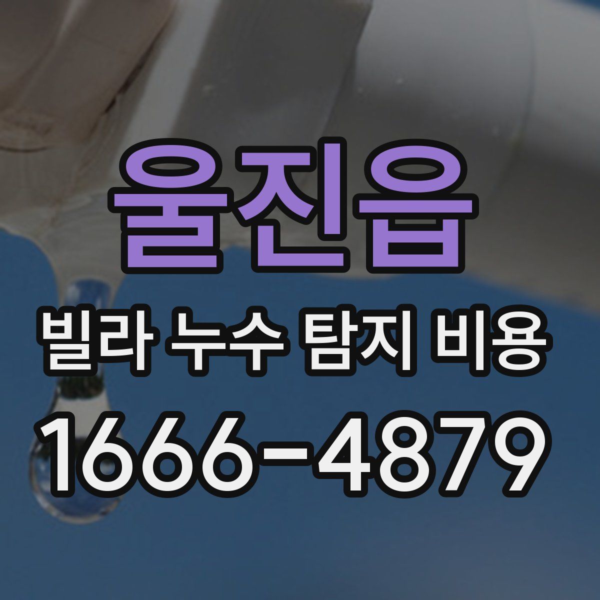울진읍 빌라 누수 탐지 비용