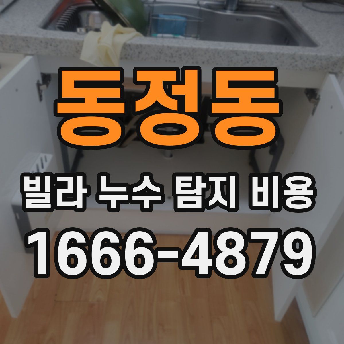 동정동 빌라 누수 탐지 비용