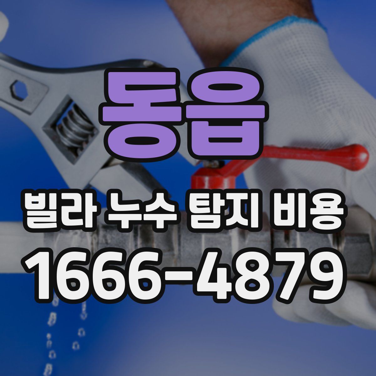 동읍 빌라 누수 탐지 비용