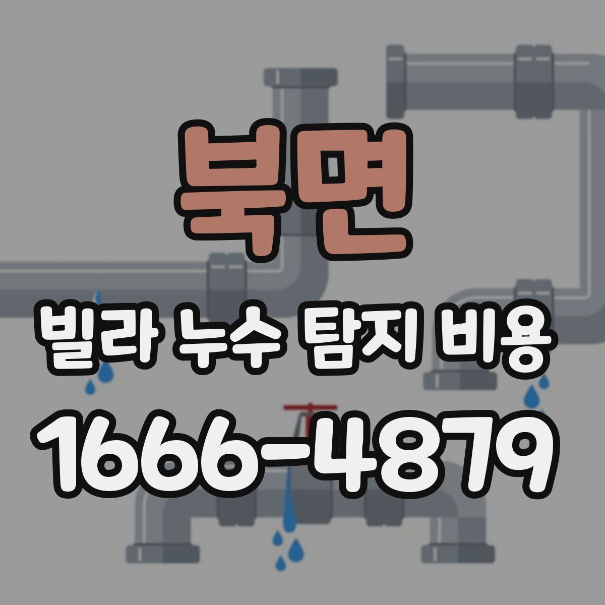 북면 빌라 누수 탐지 비용