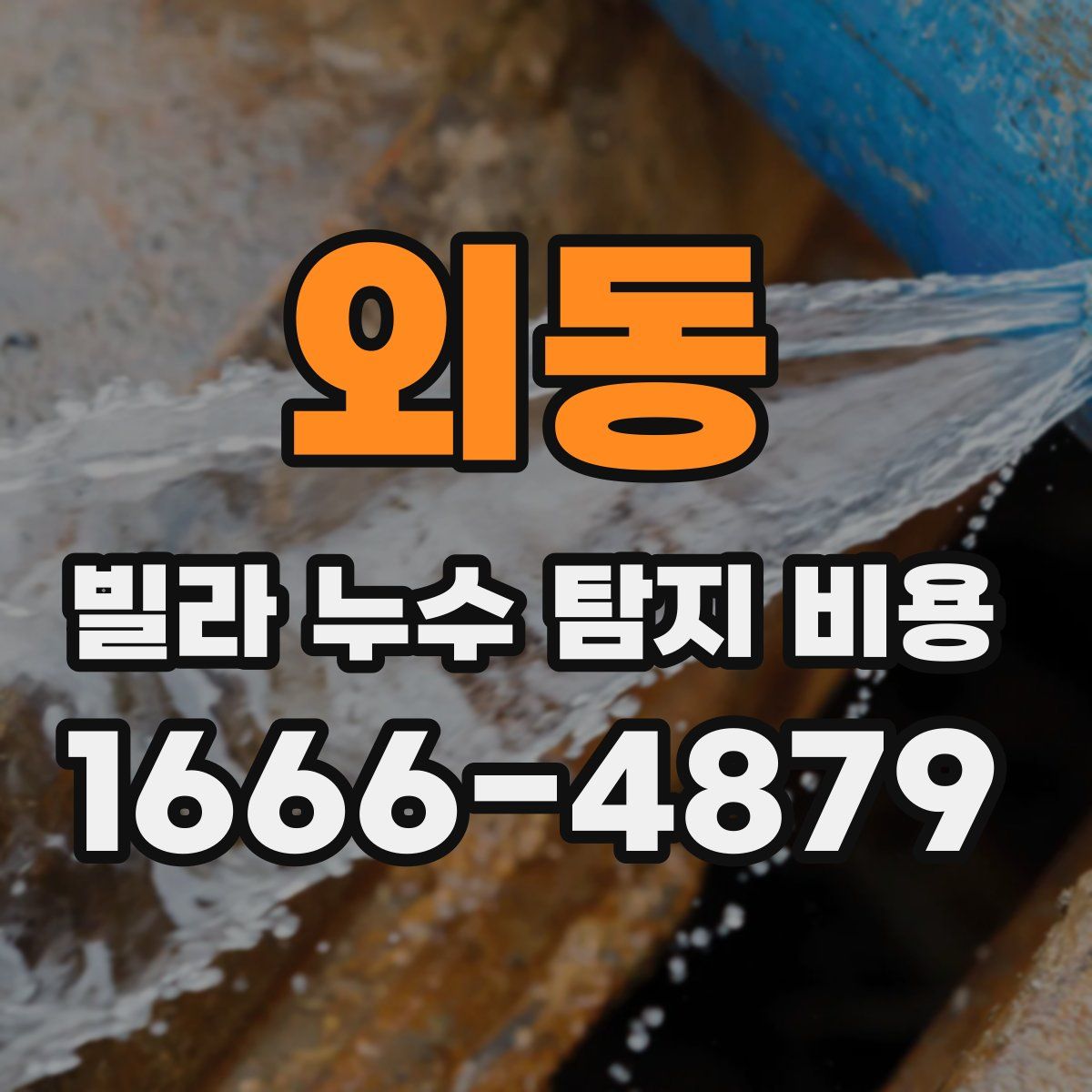외동 빌라 누수 탐지 비용