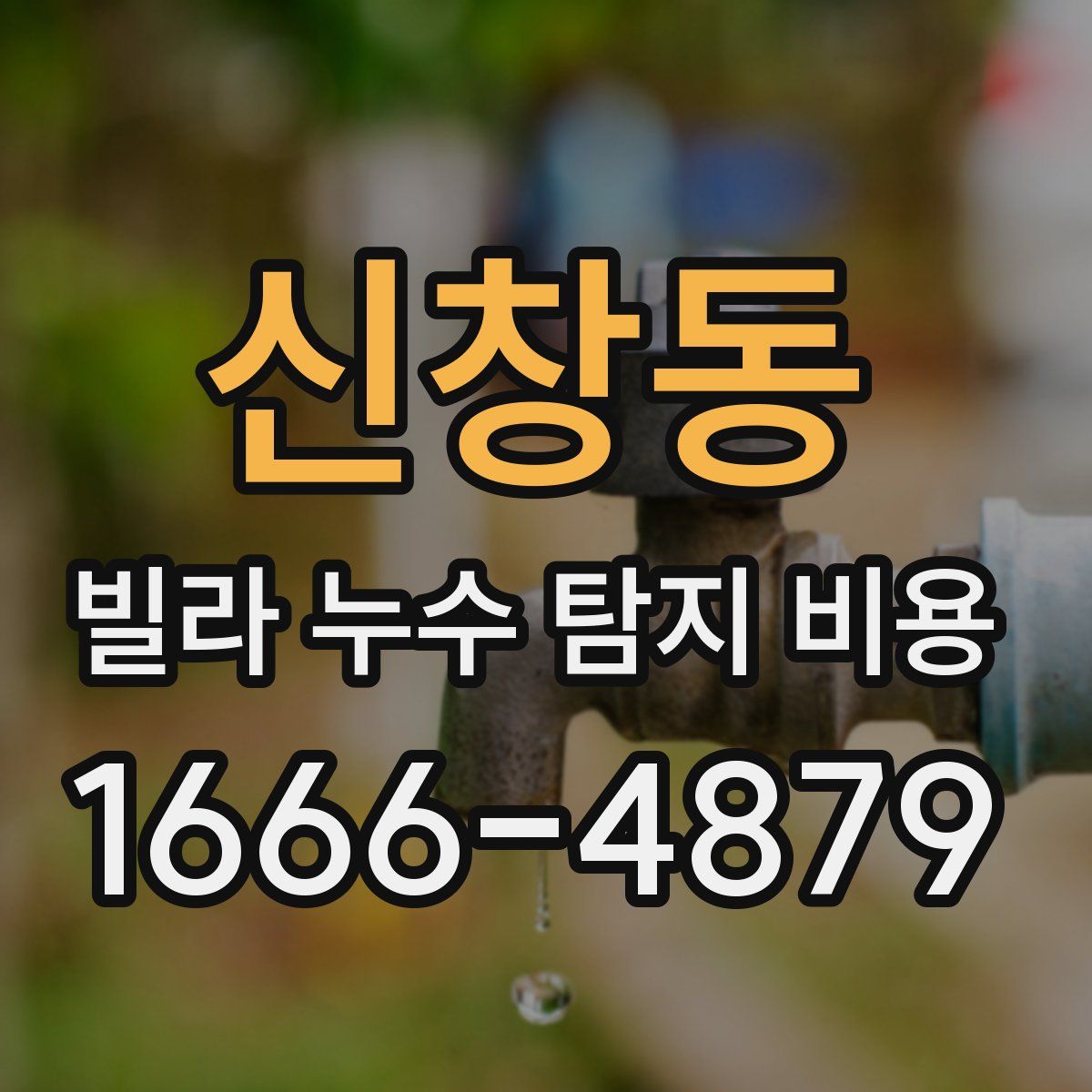 신창동 빌라 누수 탐지 비용