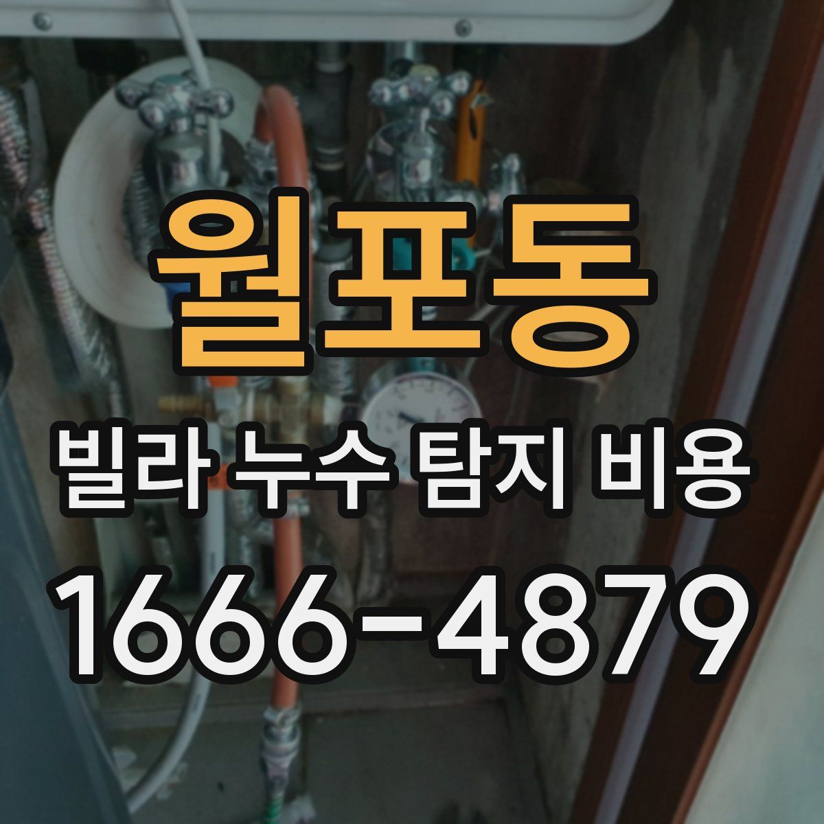월포동 빌라 누수 탐지 비용
