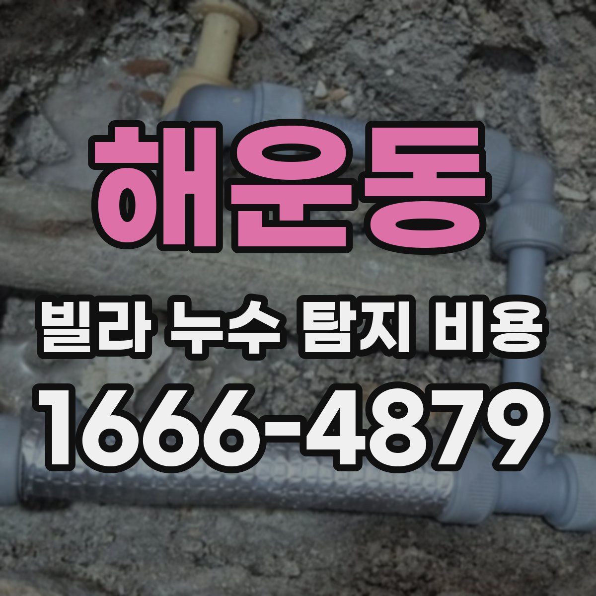 해운동 빌라 누수 탐지 비용