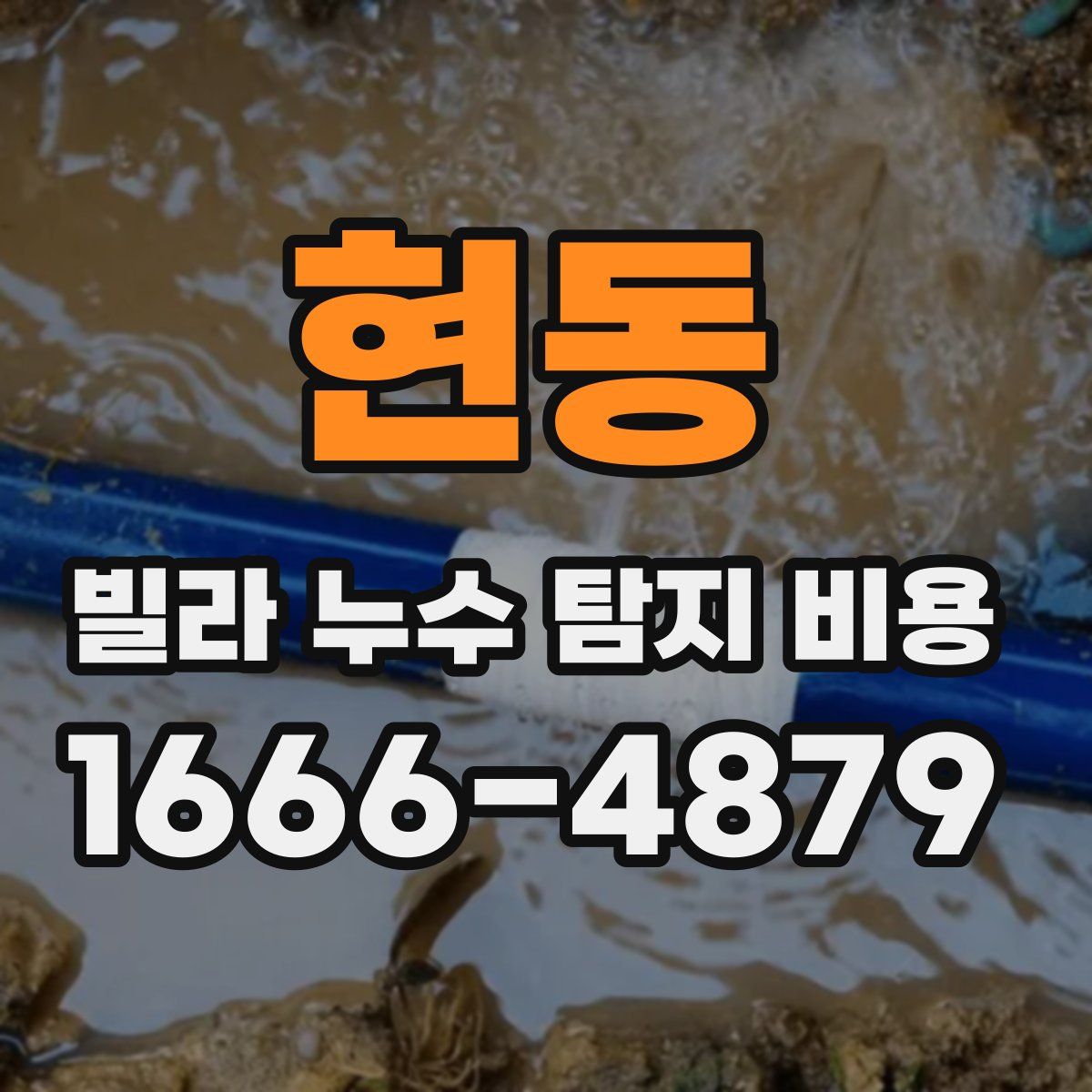 현동 빌라 누수 탐지 비용