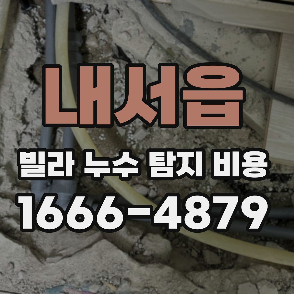 내서읍 빌라 누수 탐지 비용