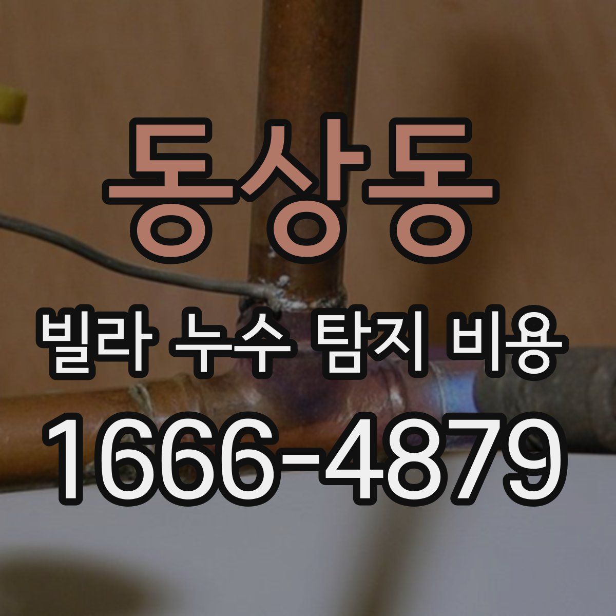 동상동 빌라 누수 탐지 비용