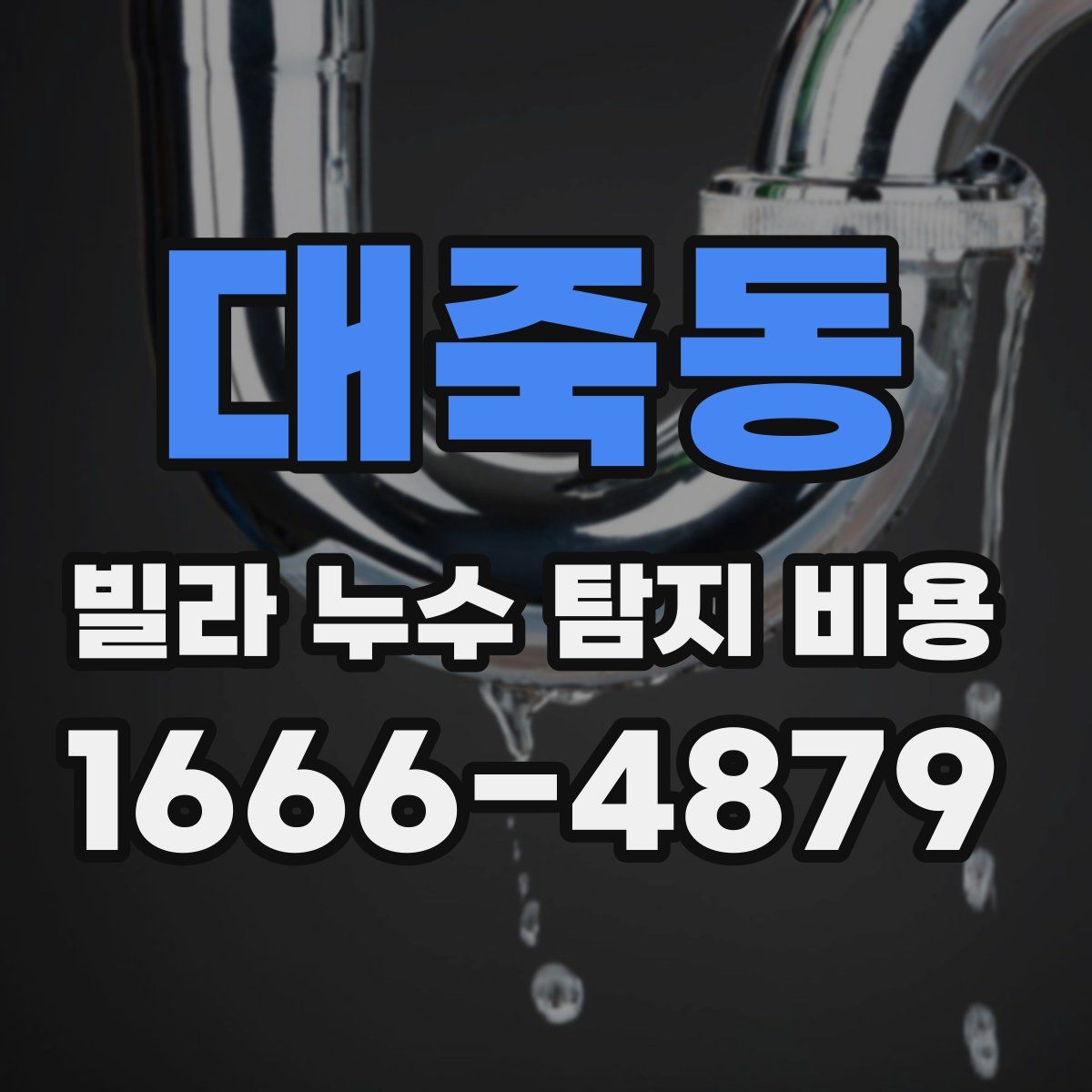 대죽동 빌라 누수 탐지 비용