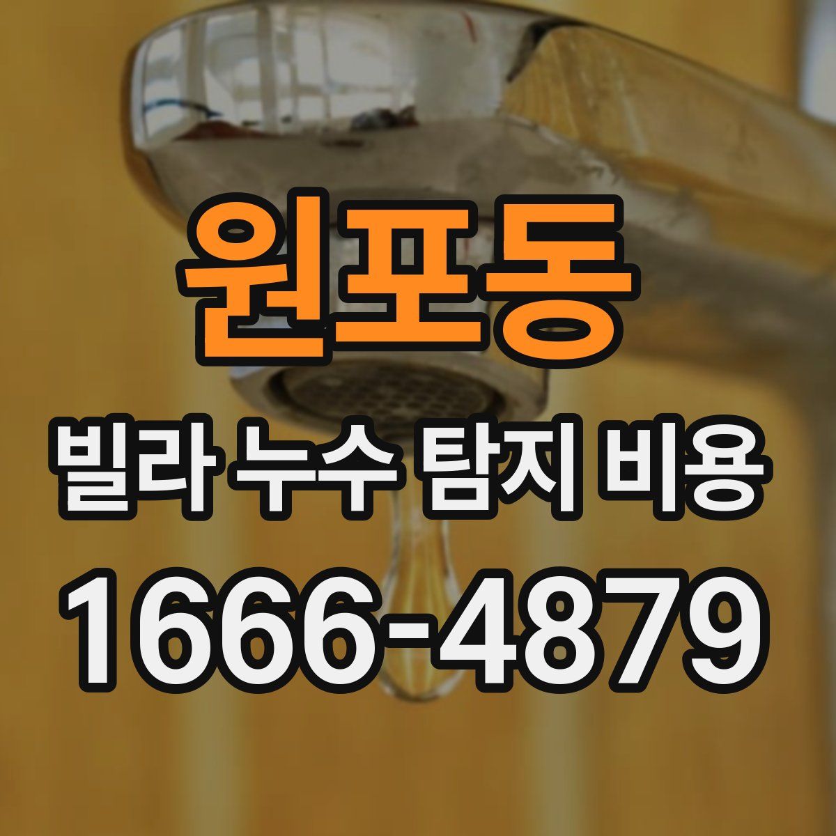 원포동 빌라 누수 탐지 비용