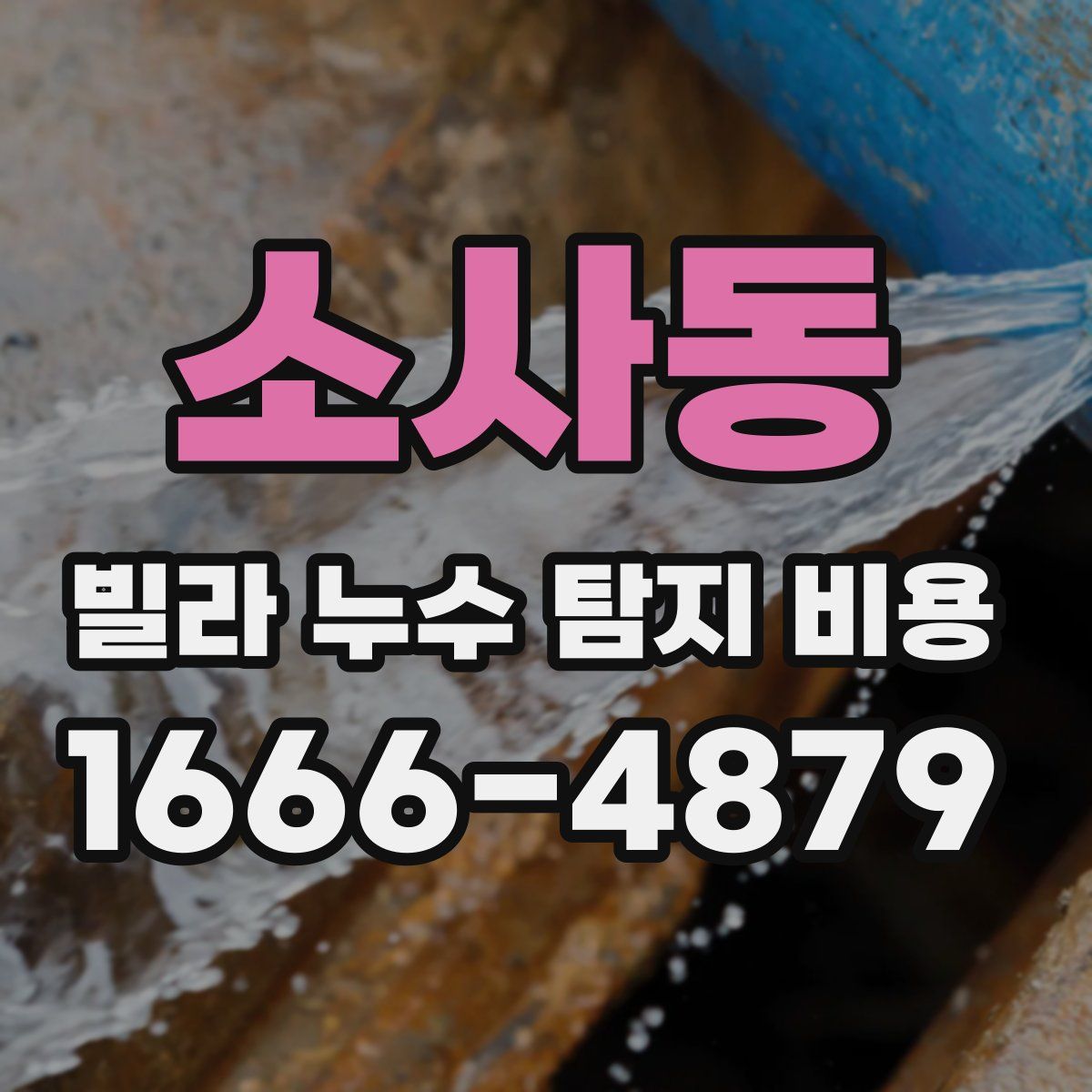 소사동 빌라 누수 탐지 비용