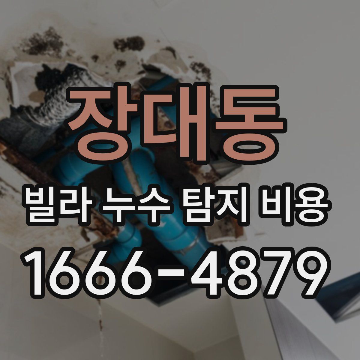 장대동 빌라 누수 탐지 비용