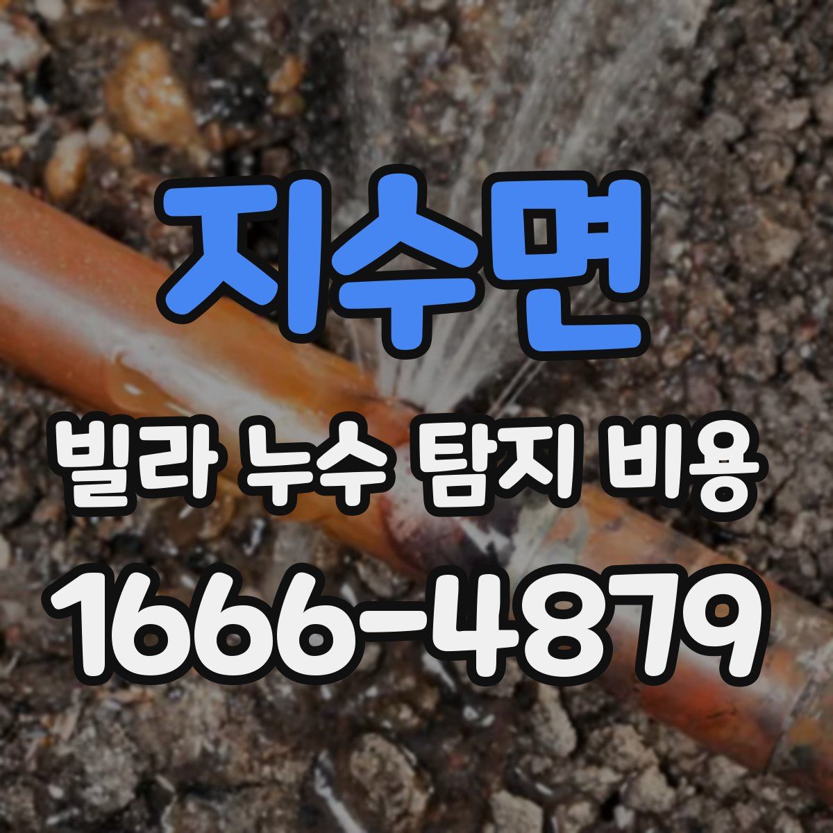 지수면 빌라 누수 탐지 비용