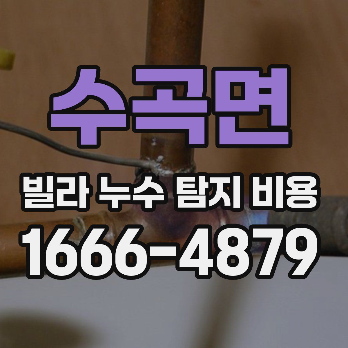 수곡면 빌라 누수 탐지 비용