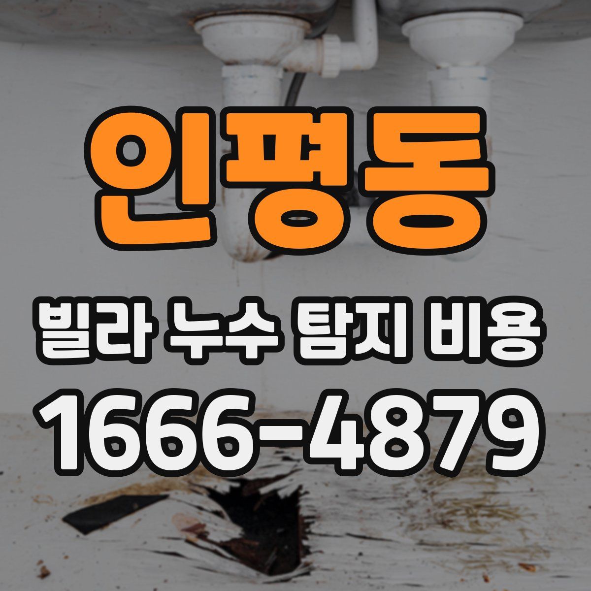 인평동 빌라 누수 탐지 비용