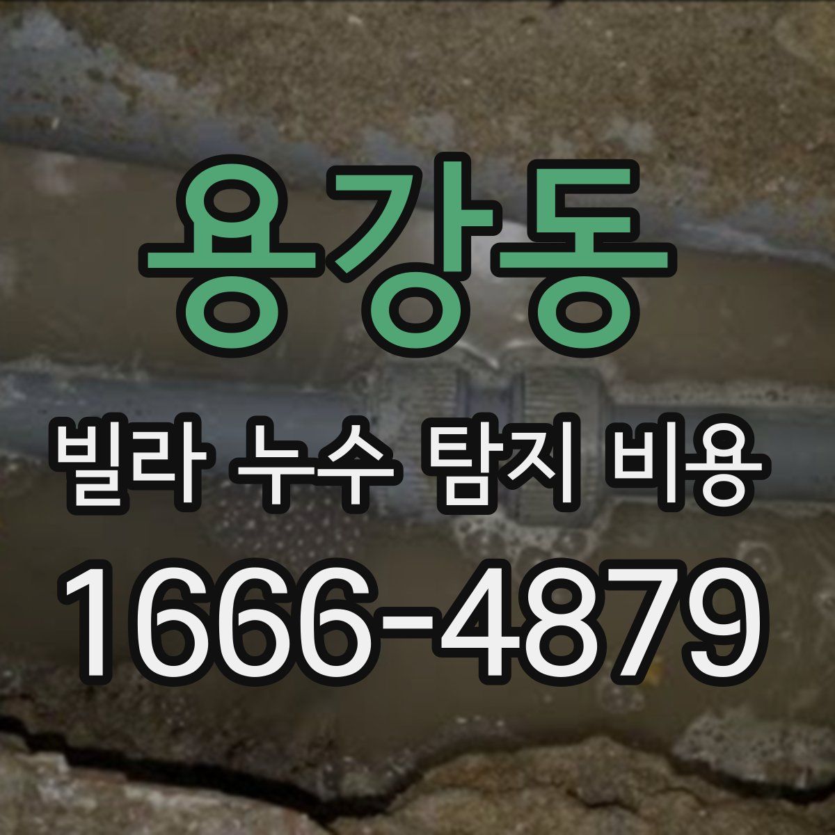 용강동 빌라 누수 탐지 비용