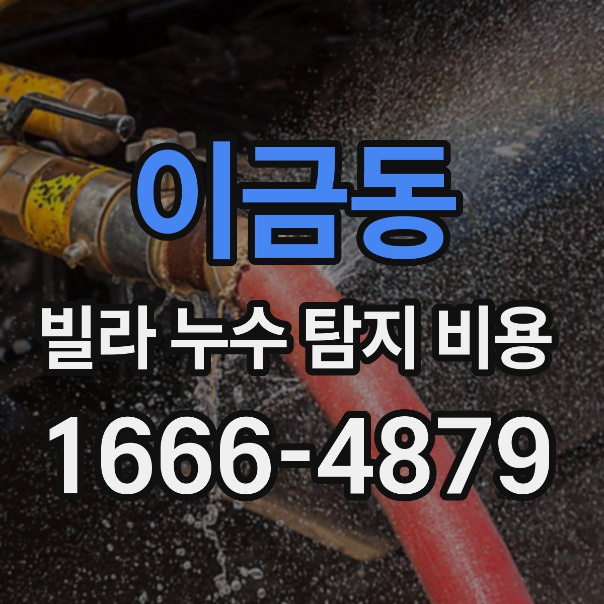 이금동 빌라 누수 탐지 비용