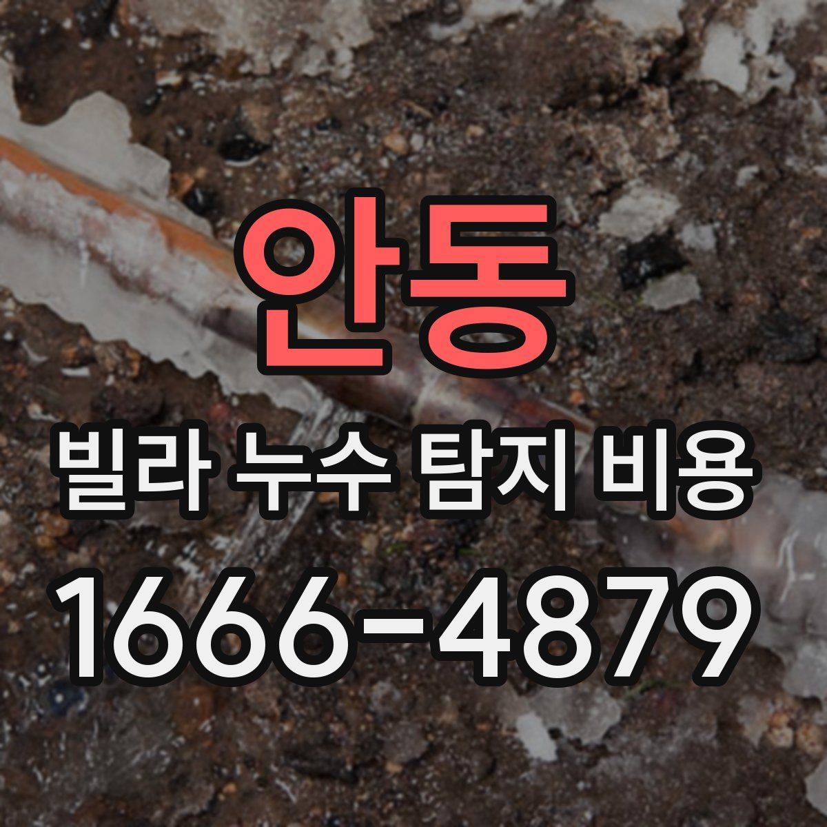 안동 빌라 누수 탐지 비용