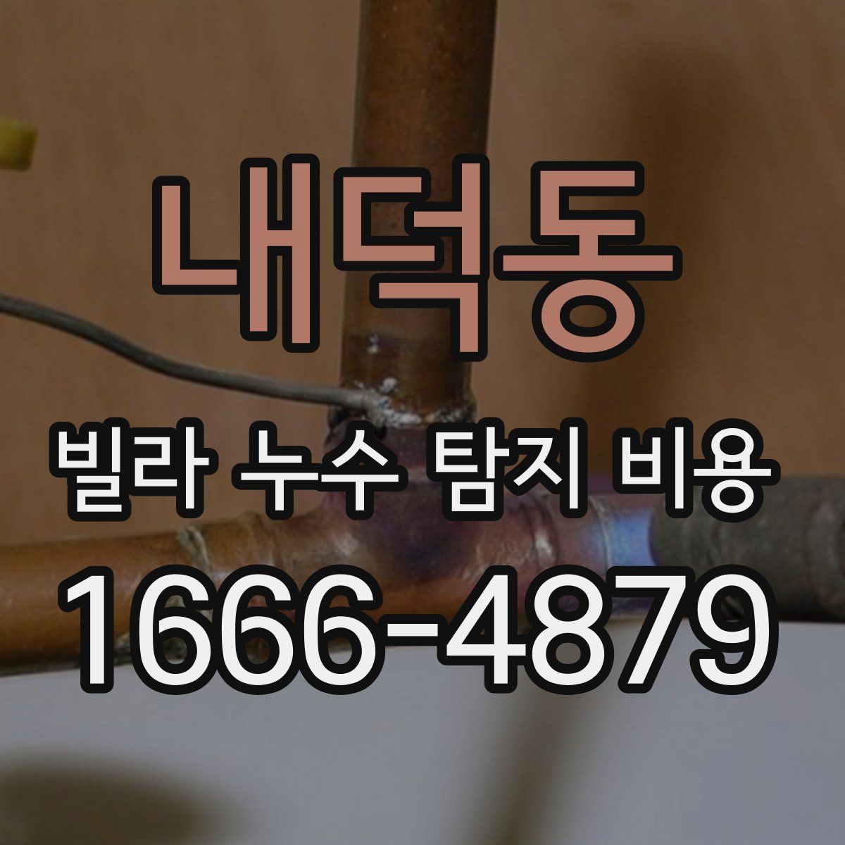 내덕동 빌라 누수 탐지 비용