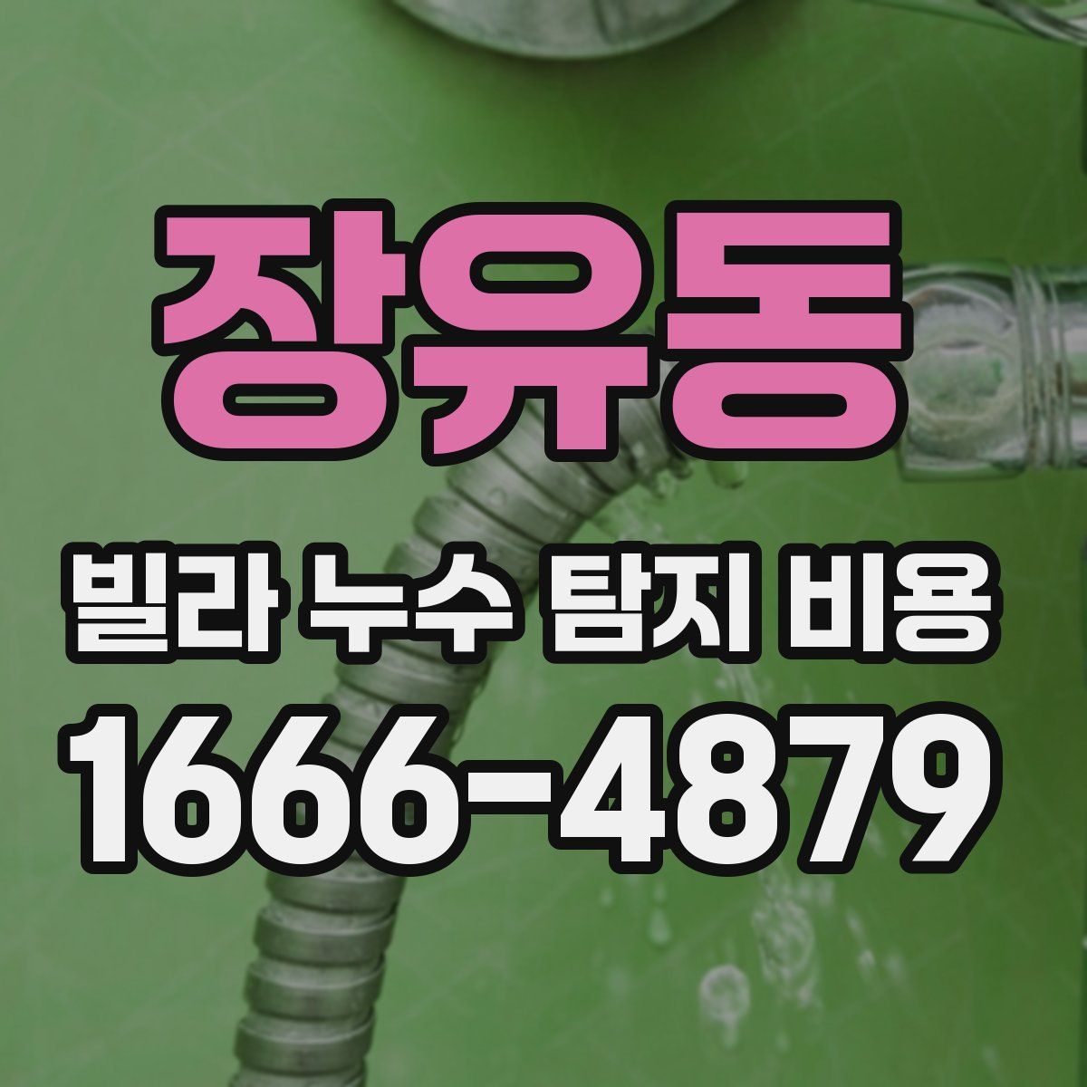 장유동 빌라 누수 탐지 비용