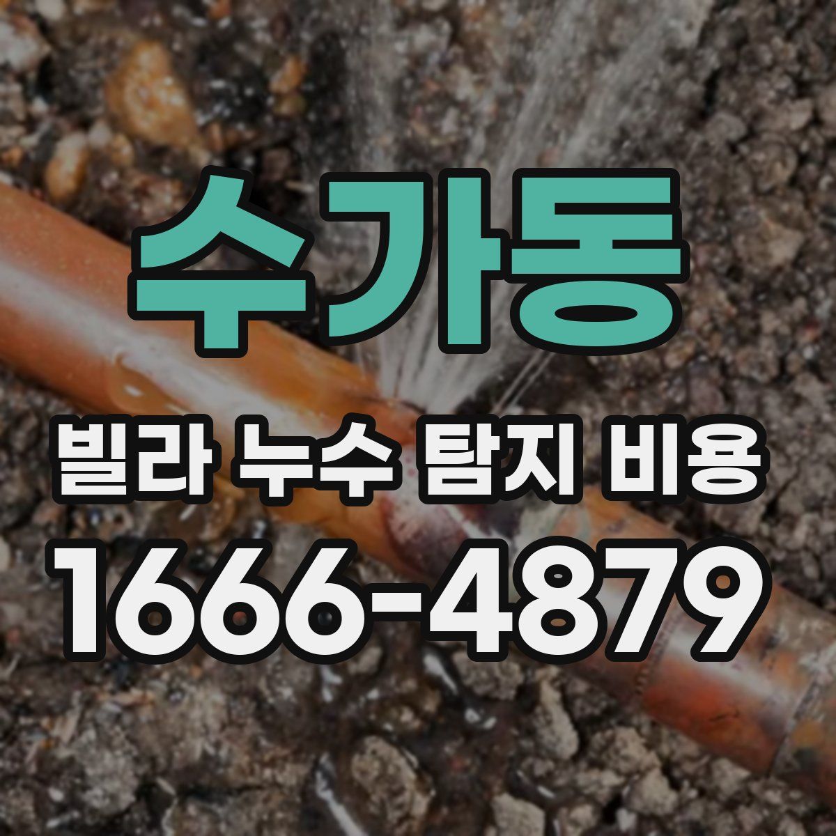 수가동 빌라 누수 탐지 비용