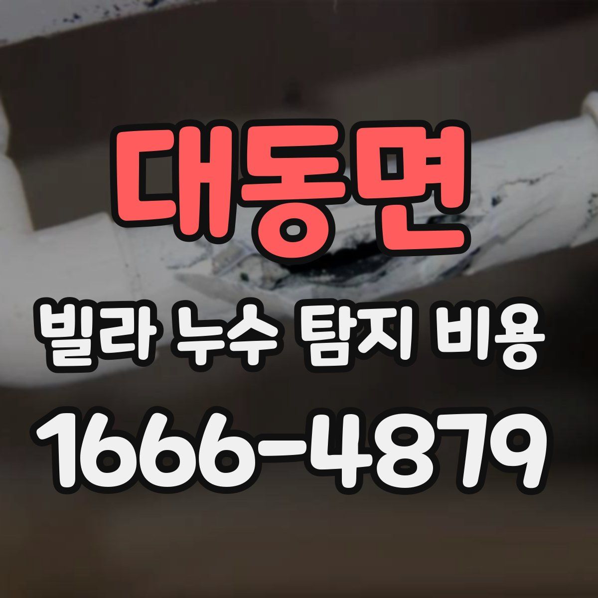 대동면 빌라 누수 탐지 비용