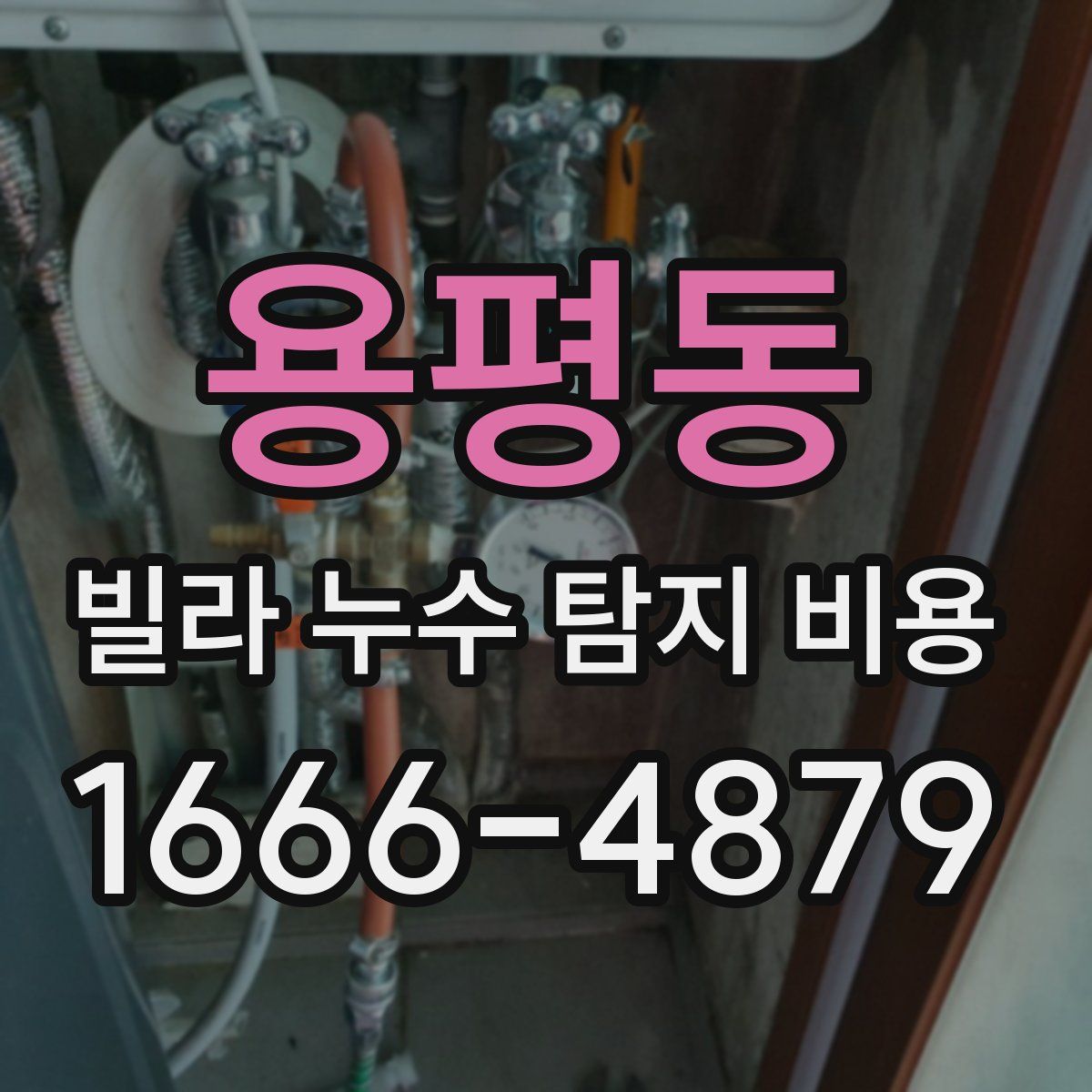 용평동 빌라 누수 탐지 비용