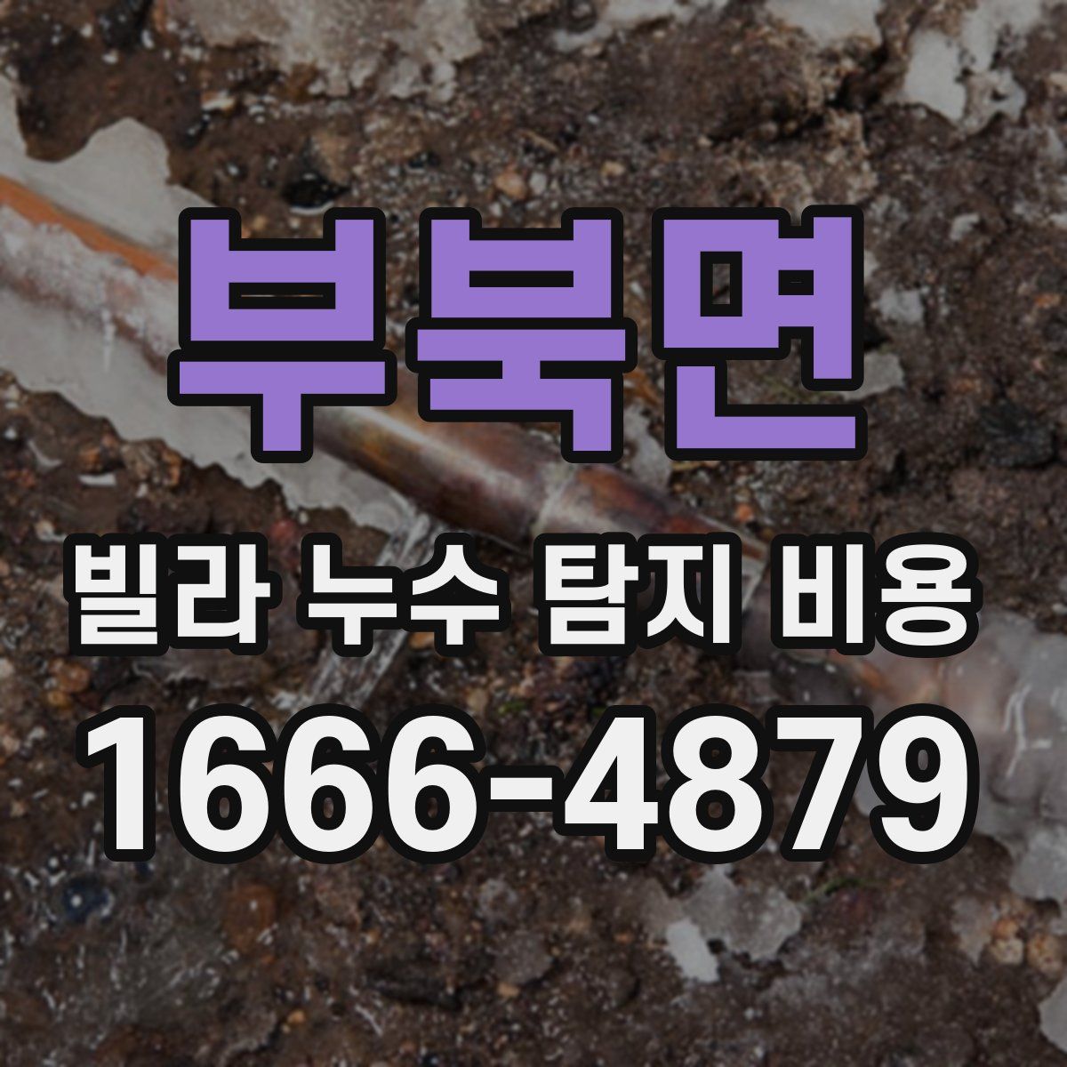 부북면 빌라 누수 탐지 비용